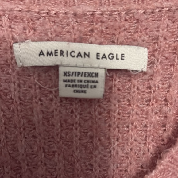 Women's light pink knit sweater size: XS - Picture 4 of 6